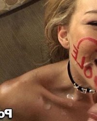 Телку унизили и обкончали все лицо 1 фотография Телку унизили и обкончали все лицо 1 фотография