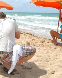 Кристина на пляже 11 фотография Кристина на пляже 11 фотография